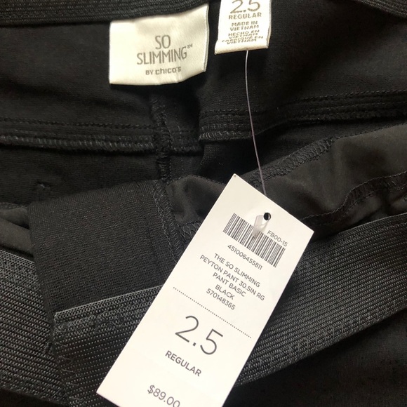 Chico’s⚠️NEW⚠️Peyton “so slimming” pant size 2.5 - Picture 6 of 8